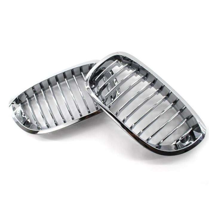 Pair of Chrome Grille Fit For BMW E46 Facelift Coupe Cabriolet M 2002-2005 2D