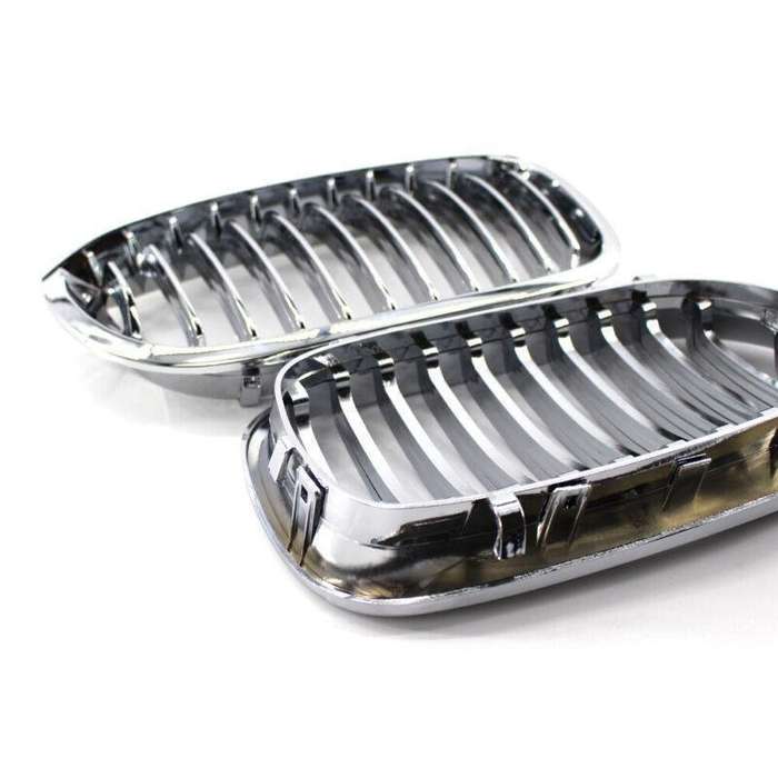 Pair of Chrome Grille Fit For BMW E46 Facelift Coupe Cabriolet M 2002-2005 2D