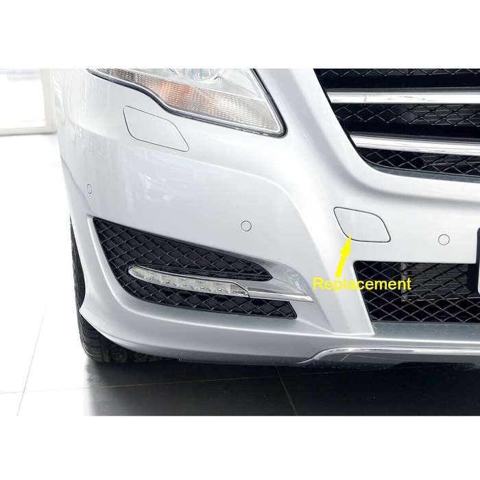 Front Bumper Tow Eye Cap Tow Hook Cover Fit For 2011-2012 Mercedes W251 R350/300