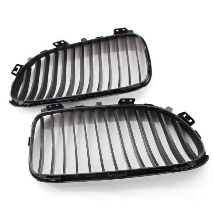 2X/Set Front Grille Matte Black Fit for BMW E92 E93 10-15 Facelift Mesh Grill