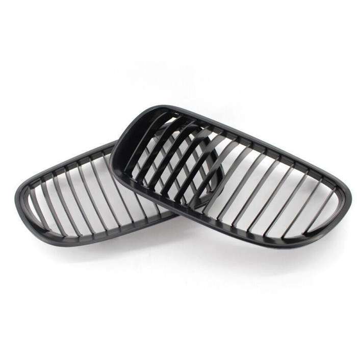 2X/Set Front Grille Matte Black Fit for BMW E92 E93 10-15 Facelift Mesh Grill
