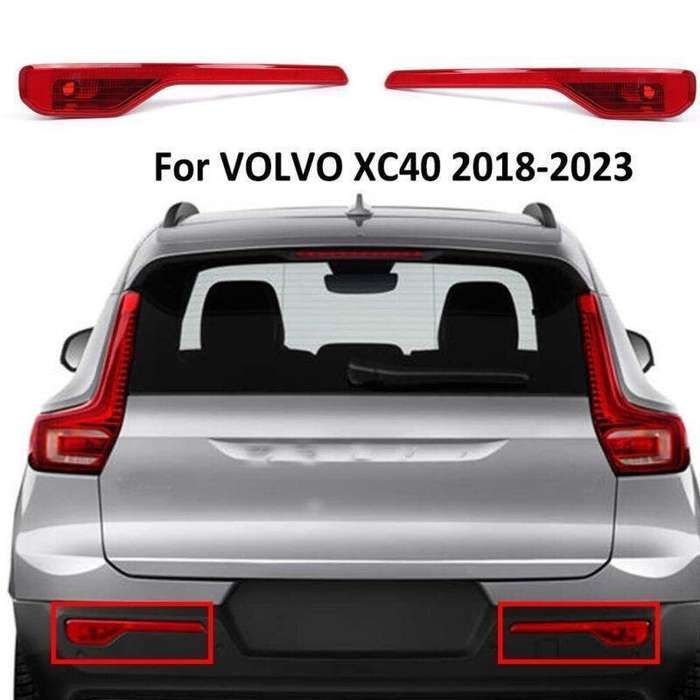 Rear Bumper Fog Light Lamp Reflector For VOLVO XC40 2018-2023 Pair