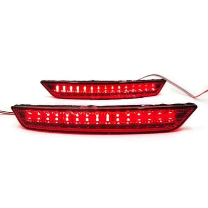 Rear Fog Brake Taillight Bumper Reflector Light For For Ford Mondeo 07-10 Pair