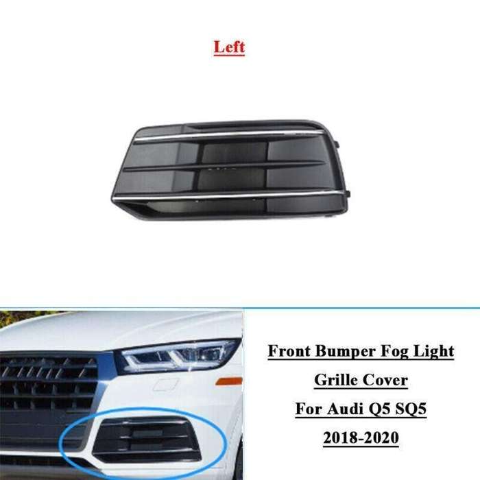 Front Bumper Fog Light Grille Cover For Audi Q5 SQ5 2018-2020 Left 80D807679E
