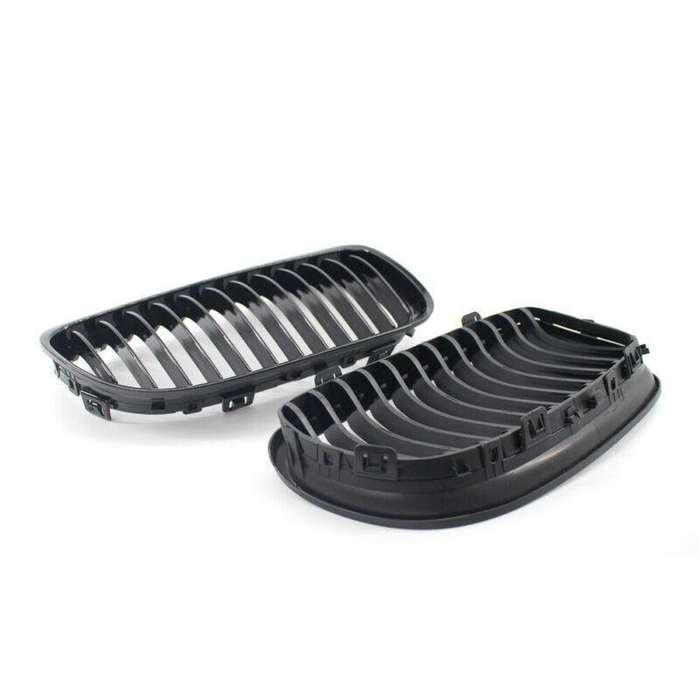 2X/Set Car Front Grille Shiny Black fit for BMW 3 Series E90 09-11 10 Mesh Grill