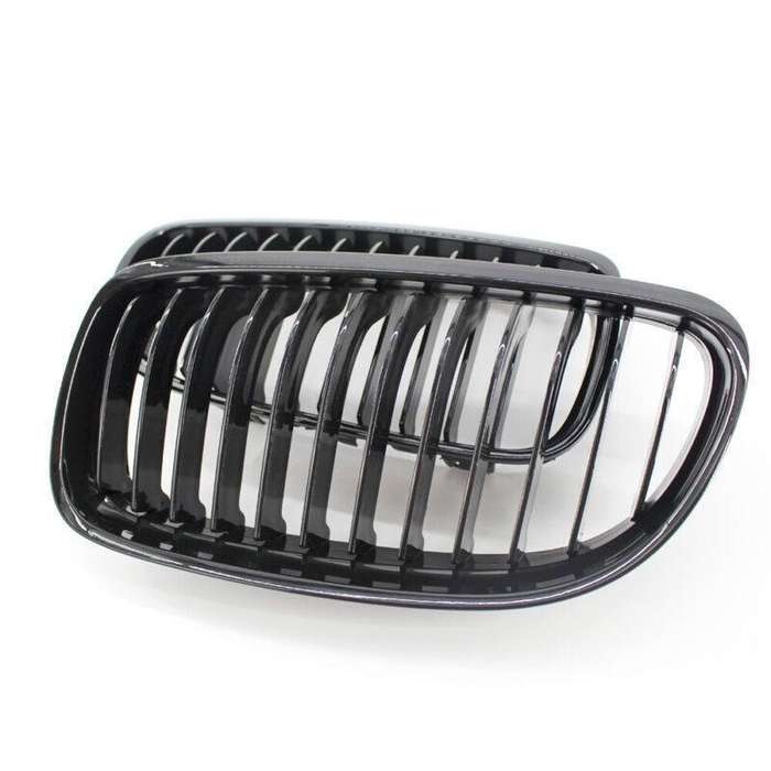 2X/Set Car Front Grille Shiny Black fit for BMW 3 Series E90 09-11 10 Mesh Grill