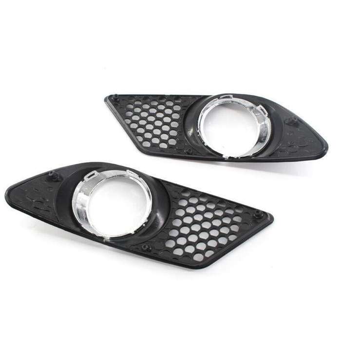 1 Pair Car Front Bumper Fog Lamp Light Grille Cover For Mercedes Benz W204 2010