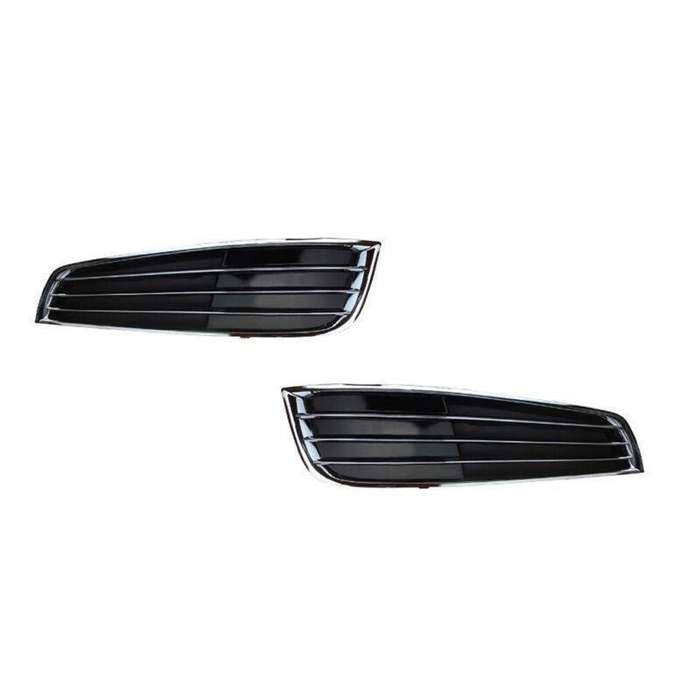 2x Front Bumper Fog Lamp Grille Cover For Audi A8 D4 2011-2013 Left+Right Side