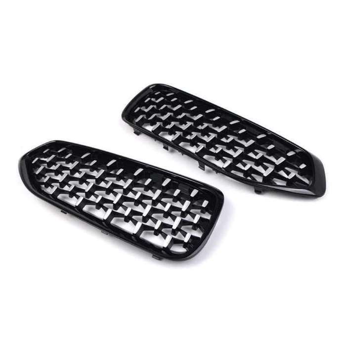 Diamond Style Gloss Black Front Kidney Grill Grille For BMW G29 Z4 2019-2022