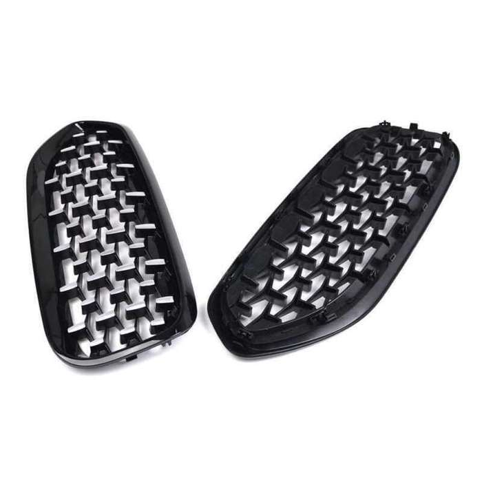 Diamond Style Gloss Black Front Kidney Grill Grille For BMW G29 Z4 2019-2022