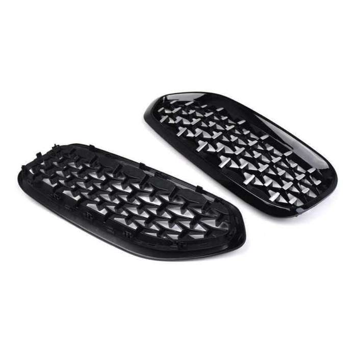 Diamond Style Gloss Black Front Kidney Grill Grille For BMW G29 Z4 2019-2022