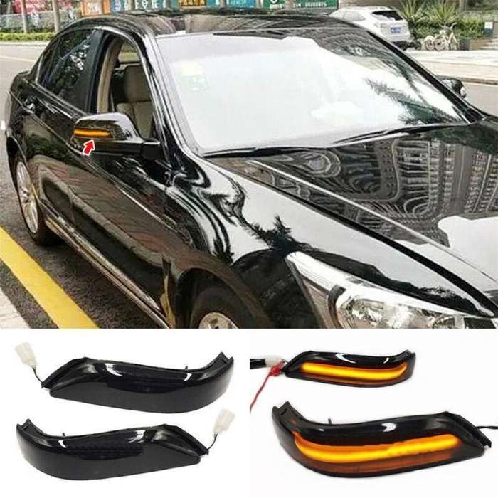 Pair Rear View Door Mirror Turn Signal Lamp Light Fit For Honda Accord 2008-2013
