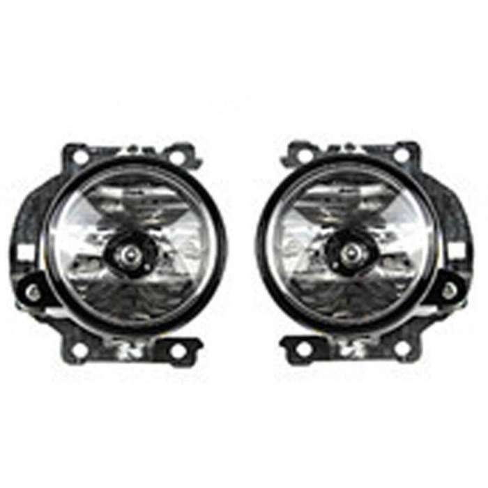 For Mitsubishi Outlander 2016-2020 Front Fog Lamp Fog Light With Halogen Bulbs