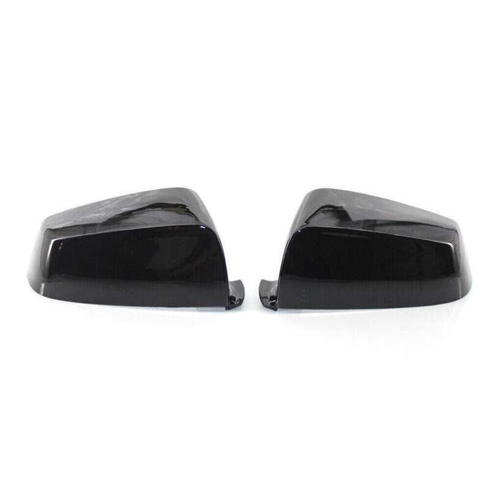 Pair of Gloss Black Side Mirror Covers Fit BMW E60 E63 F06 F07 F12 5 6 7 Series