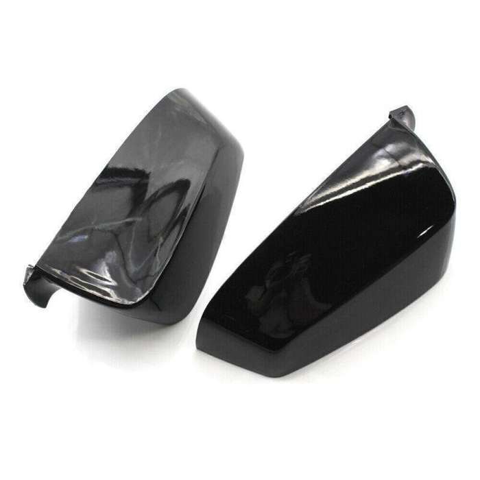 Pair of Gloss Black Side Mirror Covers Fit BMW E60 E63 F06 F07 F12 5 6 7 Series