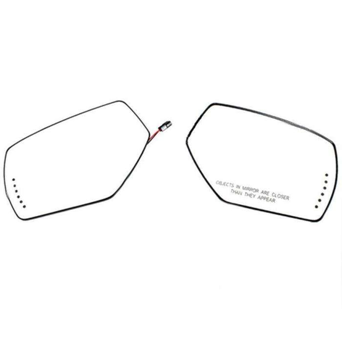 Rearview Mirror Glass For Chevrolet Silverado Sierra 1500 2014-2018 Pair