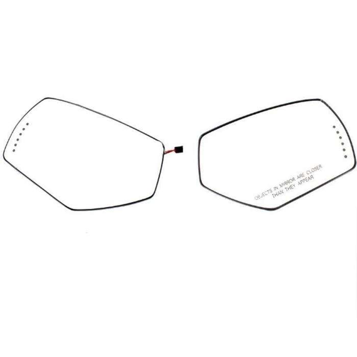 Rearview Mirror Glass For Chevrolet Silverado Sierra 1500 2014-2018 Pair