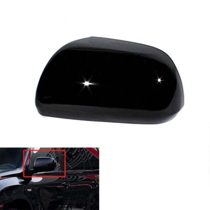 Left Side Rear View Wing Mirror Cover Cap For Toyota Highlander 2008-2013 Black