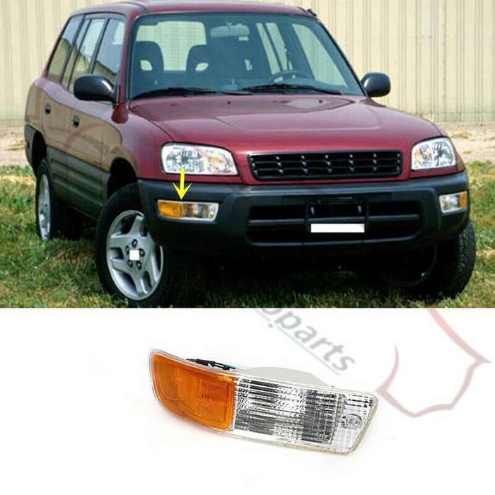 For Toyota RAV4 1998-2000 Right Front Bumper Fog Light w/Harness Replace