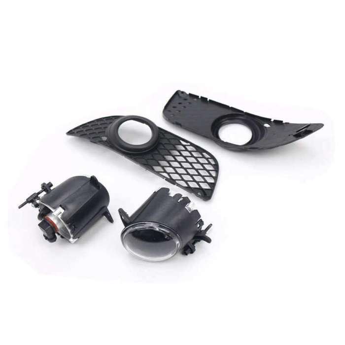 For 2007-2017 Mitsubishi Lancer Clear Lens 1 pair Front Bumper Fog Light Grille