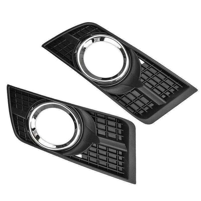 Pair Front Bumper Fog Light Frame Cover Left Right For Cadillac SRX 2010-2016