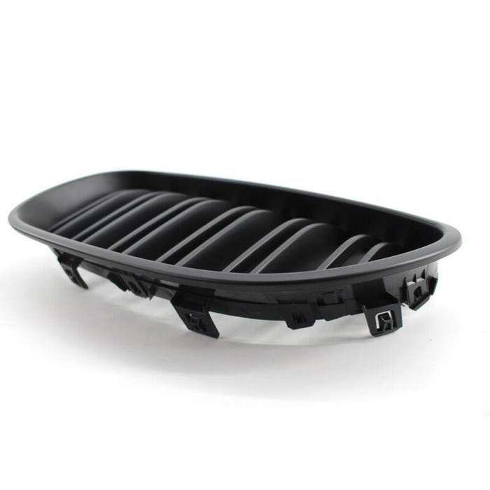 Pair Of Matte Black Slat Grille Fit For BMW E60 E61 M5 5 Series 2003-2009