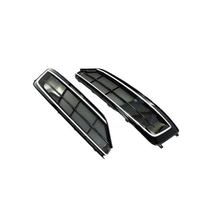 2x Front Bumper Fog Lamp Grille Cover For Audi A8 S8 D4 Quattro 2014-2016 LR