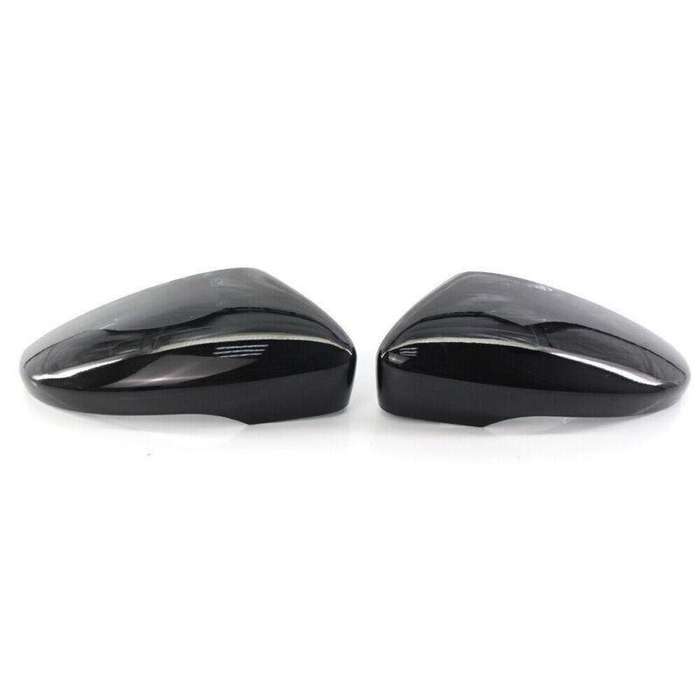 Pair Gloss Black Wing Mirror Cover Cap for VW Beetle/CC/Eos/Jetta/Passat 09-12
