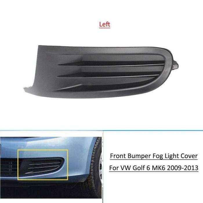 Bumper Fog Light Grille Frame Cover For VW Golf 6 MK6 2009-2012 2013 Left Side