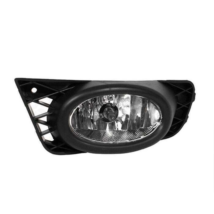 Front Bumper Fog Lights Lamp Black Cover For Honda Civic 4DOOR 2009-2011 Left