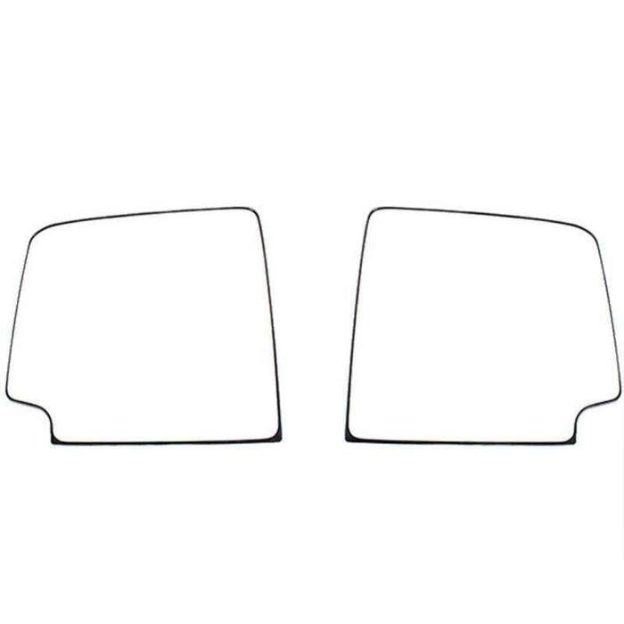 Upper View Mirror Glass For GMC Sierra 1500 2500 Chevrolet Silverado 1500 Pair