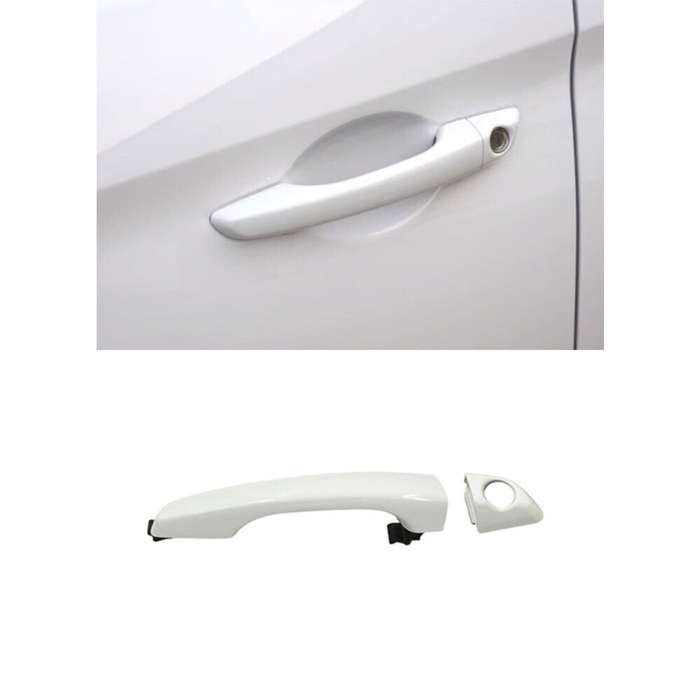 For Hyundai Elantra 2017-2020 Replace White Exterior Side Door Handle Cover Trim
