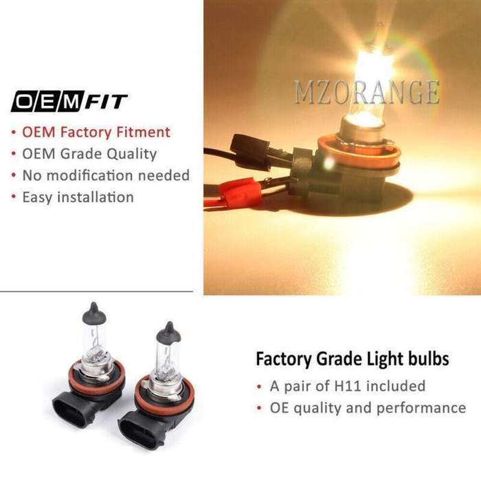 Front Bumper Fog Lights Lamps For Mitsubishi Outlander 2016-2018 2019 Left Right