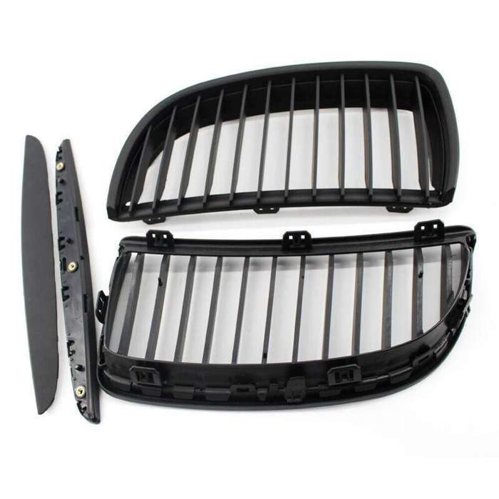 Matte Black Car Front Grille Fit for BMW 3 Series E90 E91 2005-2008 Mesh Grill