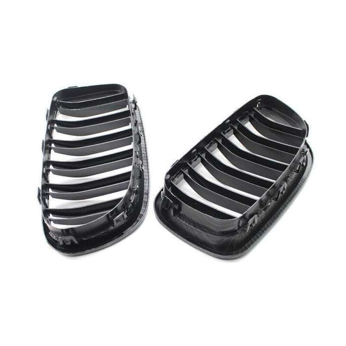 2 Line Carbon Fiber Printed Car Grille Sedan/Wagon Fit for BMW F10 F18 M5 11-14