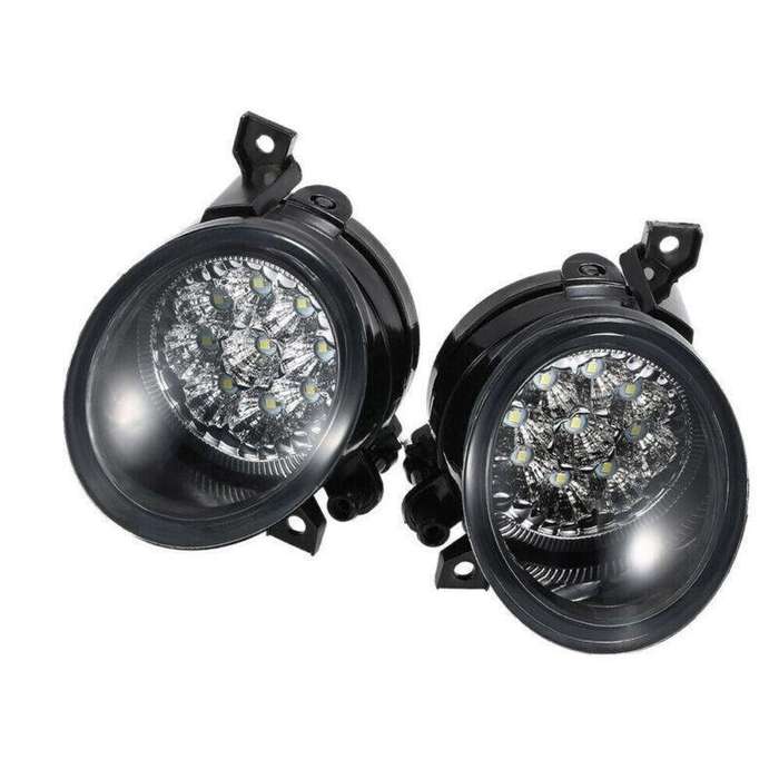 2x Car Fog Light Driving Lamp White 9 LED For VW GOLF GTI MK5 JETTA 05-09