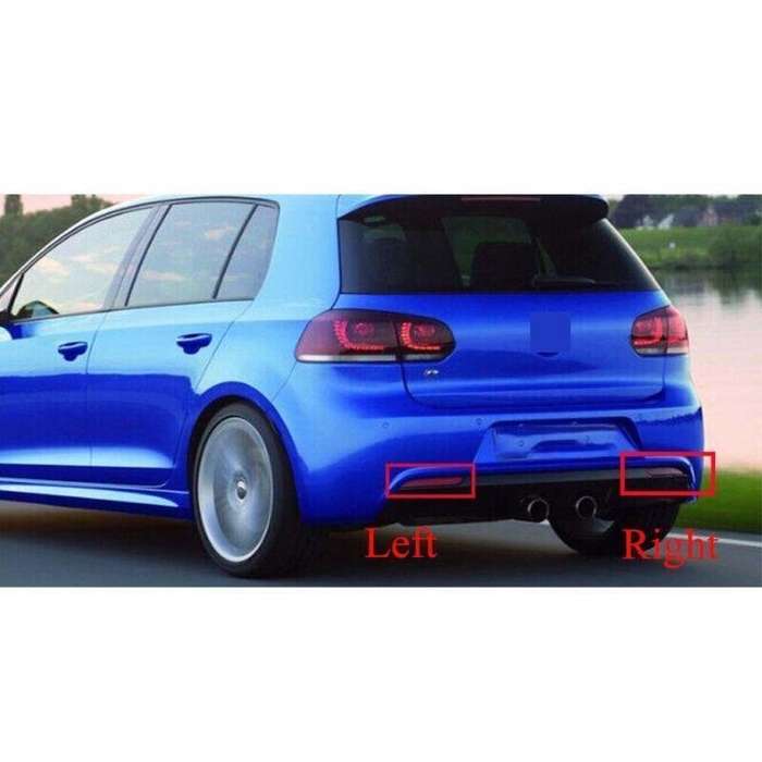 For VW Golf 6 R20 2009-2013 Left Side Rear Bumper Reflector Light Brake Lamp