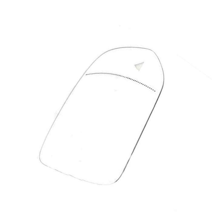 Blind Spot View Mirror Glass For Mercedes Benz W167 X167 W463 2019-2022 Right