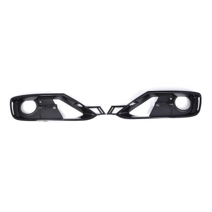 2pcs Front Bumper Fog Light Grille Cover Trims For BMW 3 Series F30 F31 11-18