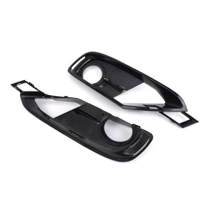 2pcs Front Bumper Fog Light Grille Cover Trims For BMW 3 Series F30 F31 11-18