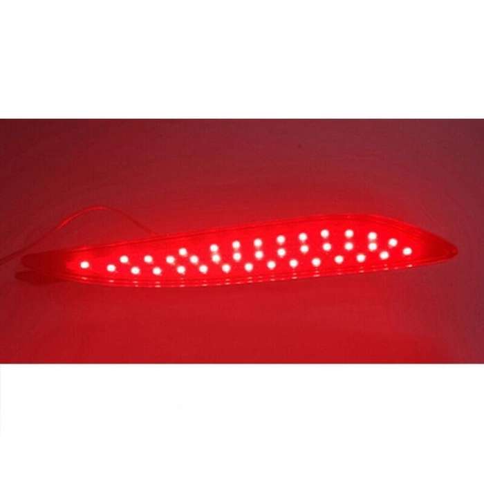 Rear Fog Brake Taillight Bumper Reflector Light For Hyundai Elantra 12-14 Pair