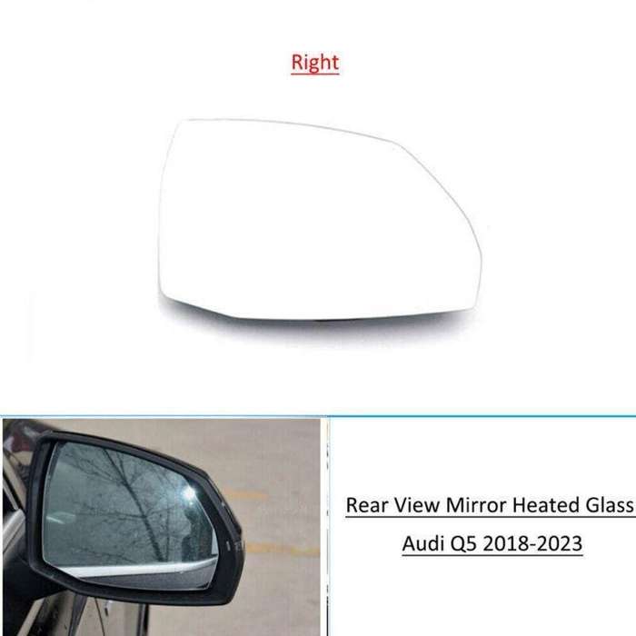 Mirror Glass Heated For Audi Q5 2018-2023 Q7 2017-2023 Right Side