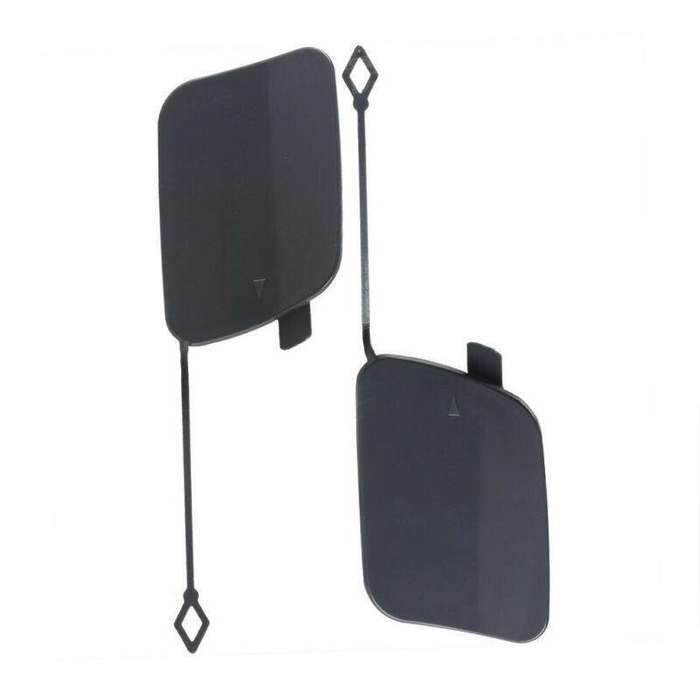 2pcs Set Rear Bumper Tow Hook Bracket Cover Cap Eye For BMW X5 F15 2014-2018