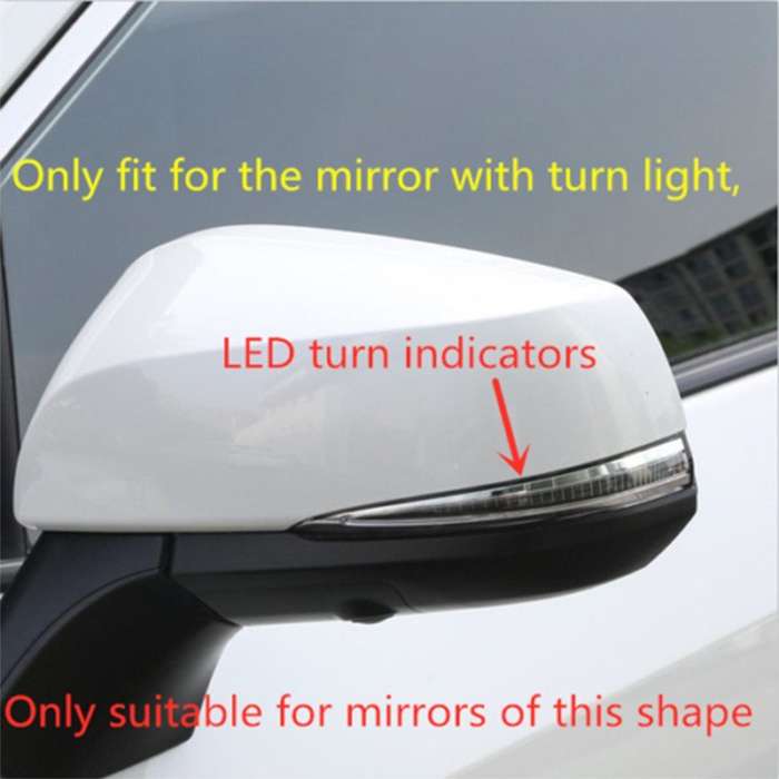 For Toyota Highlander 2020-2023 Carbon fiber Side Rearview Mirror Cover Trim Cap