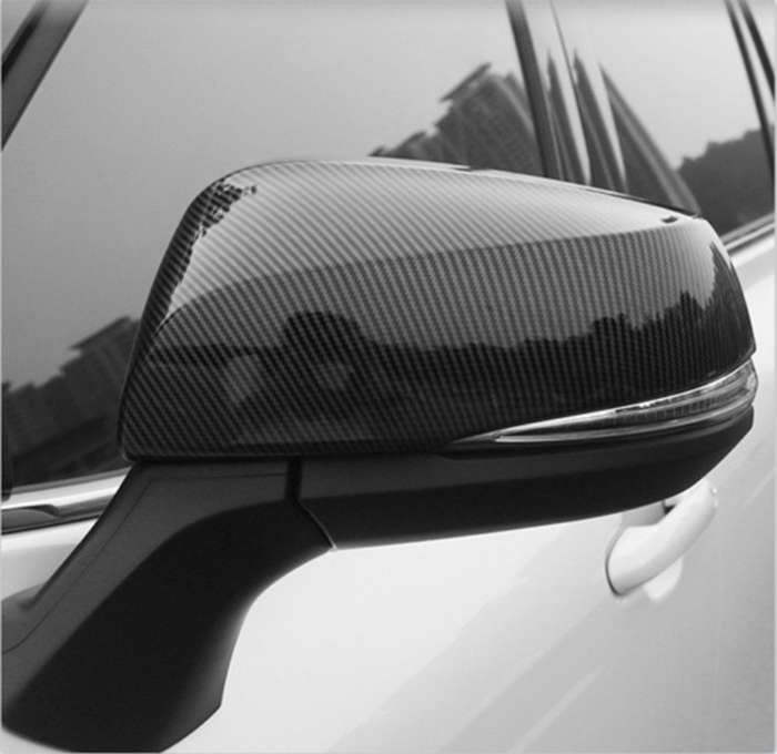 For Toyota Highlander 2020-2023 Carbon fiber Side Rearview Mirror Cover Trim Cap