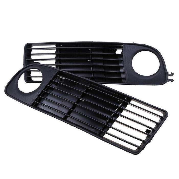 Front Lower Bumper Fog Light Cover Grille For Audi A6 C5 1998-2002 Pair