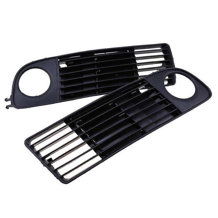 Front Lower Bumper Fog Light Cover Grille For Audi A6 C5 1998-2002 Pair