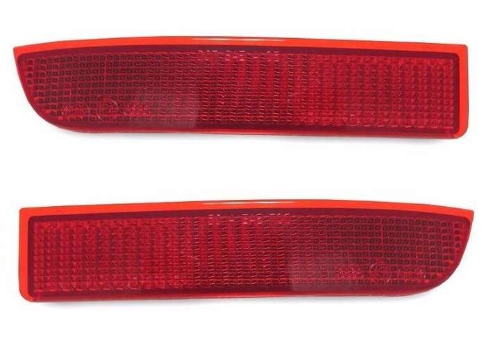Pair Left Right Rear Bumper Lamp Light Reflector for Toyota RAV4 06-12 Scion xD