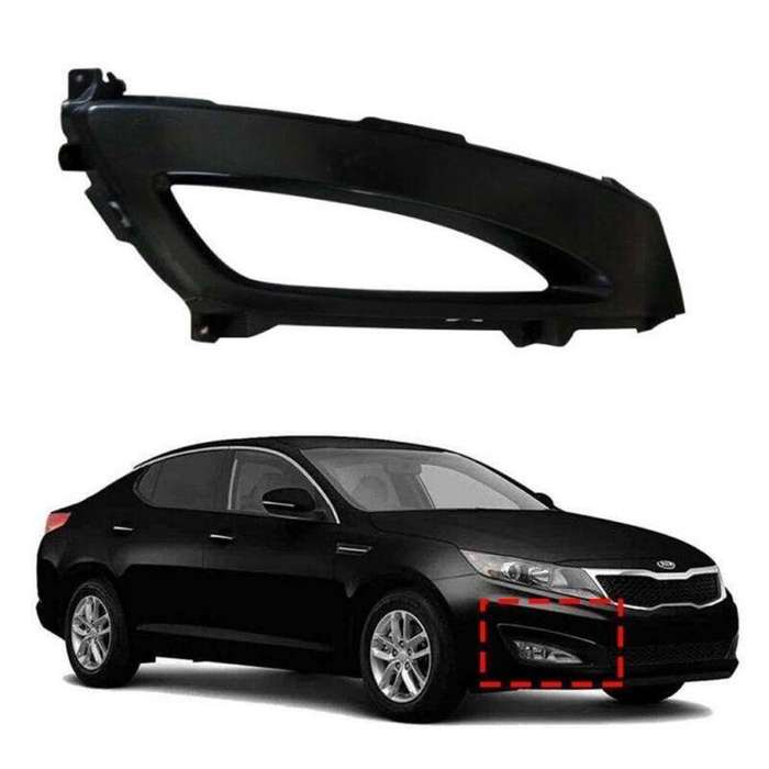 For Kia Optima K5 2011-2013 Right Side Front Bumper Fog Lamp Cover Frame Trim