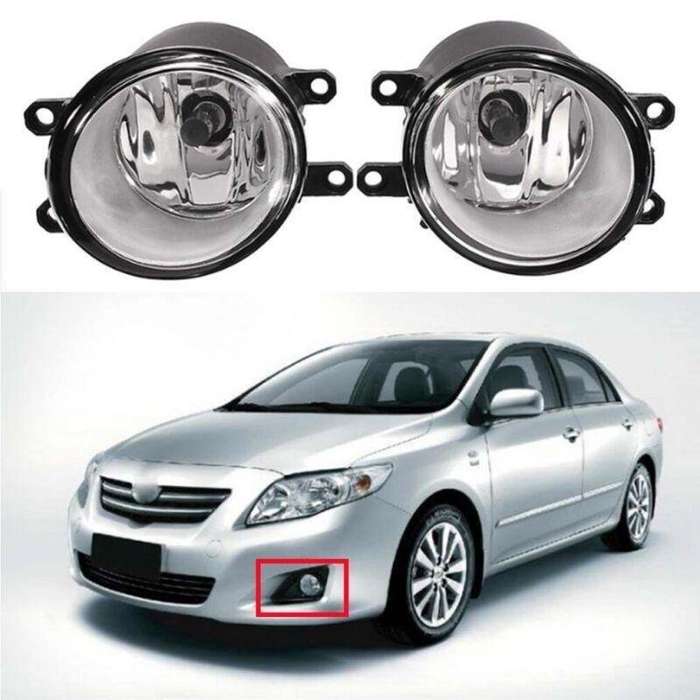 Fits For Toyota Corolla 2008-2013 1 Pair Front Bumper Fog Light Driving Lamps